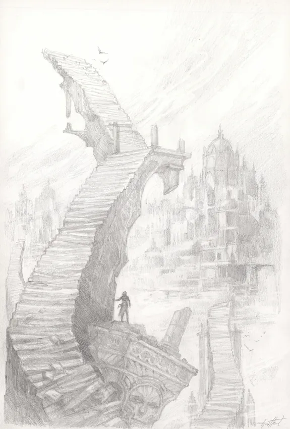 Crayonné, Les Cités divines, Didier Graffet