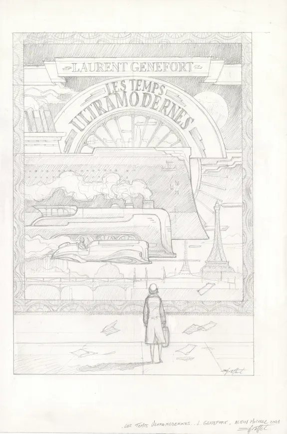 Projet de couverture, Les Temps ultramodernes, Didier Graffet