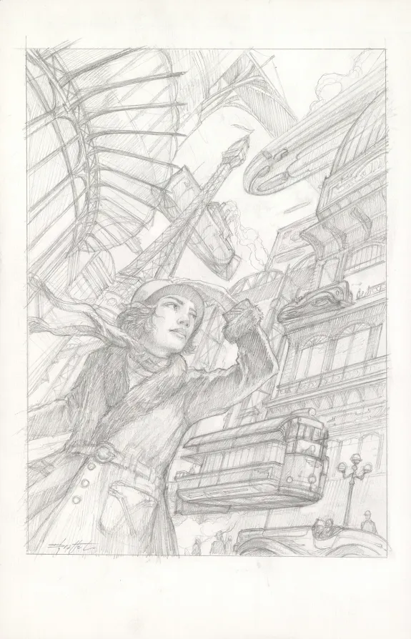 Projet de couverture, Les Temps ultramodernes, Didier Graffet