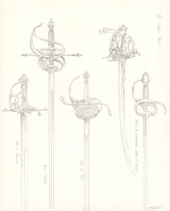 Crayonné, Les Romances de Khaavren, Les Gardes Phénix (T.1), Didier Graffet