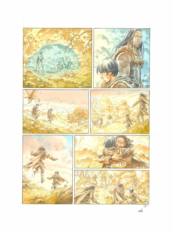 Planche couleur, Les Hautes Herbes,  Grun