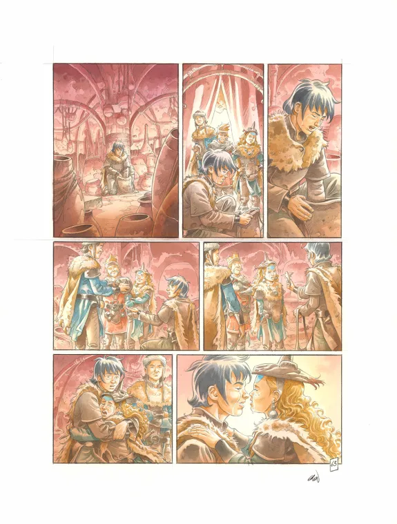Planche couleur, Les Hautes Herbes,  Grun