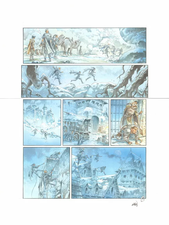 Planche couleur, Les Hautes Herbes,  Grun