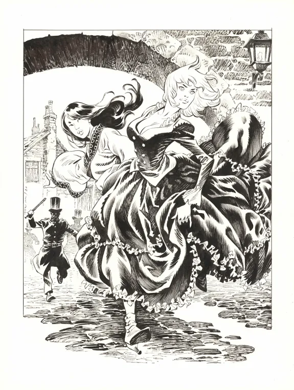 Illustration noir et blanc, Shi, Josep Homs