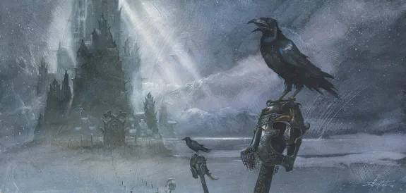 Painting, L'Anneau des Nibelungen, Le Walhalla, Didier Graffet