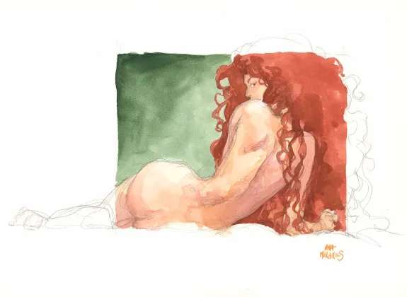 Colored illustration, Ana Miralles, Ana Miralles