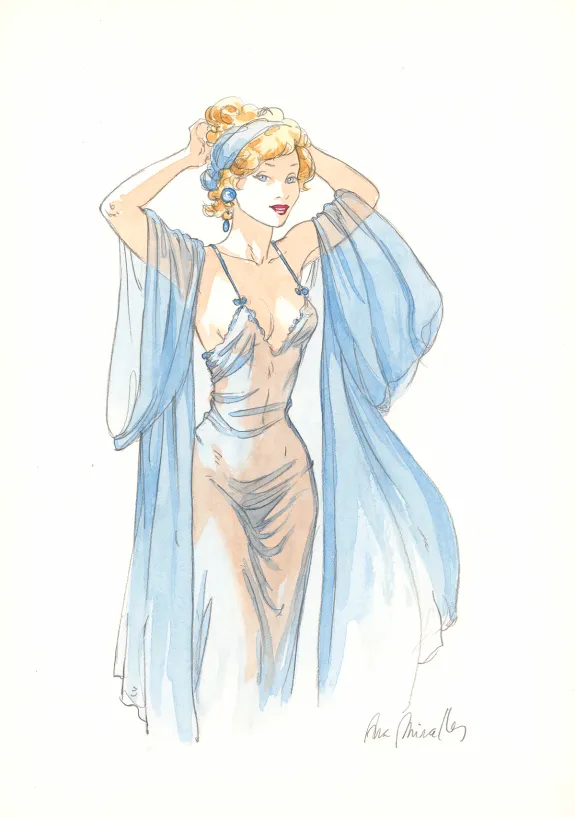 Illustration couleur, Djinn, Ana Miralles