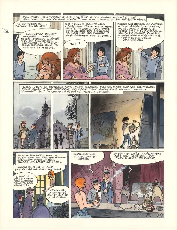 Planche couleur, La 27e lettre,  Will