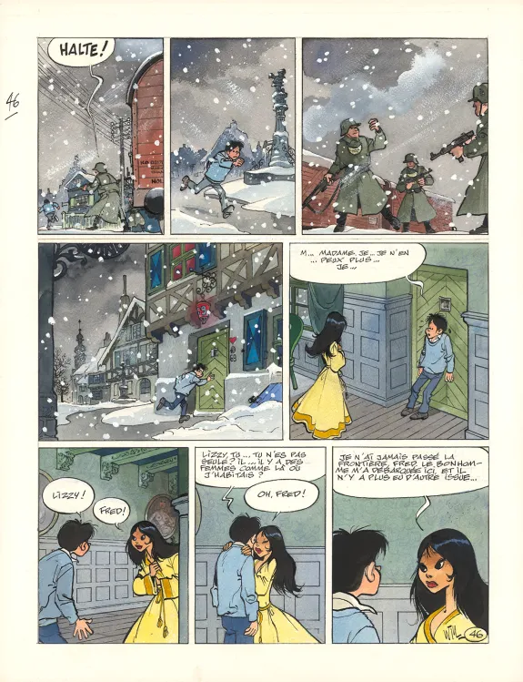 Colored original page, La 27e lettre,  Will