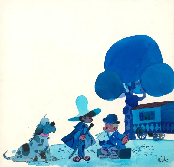 Illustration couleur, Antonin et le Petit Cirque,  Will