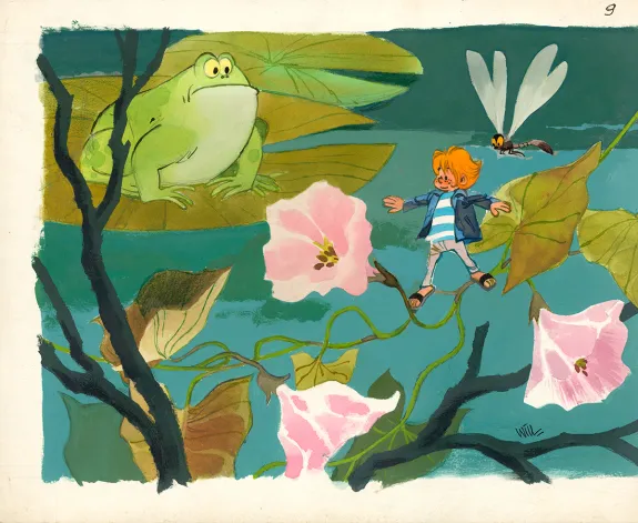 Illustration couleur, Antoine et l'anneau magique,  Will
