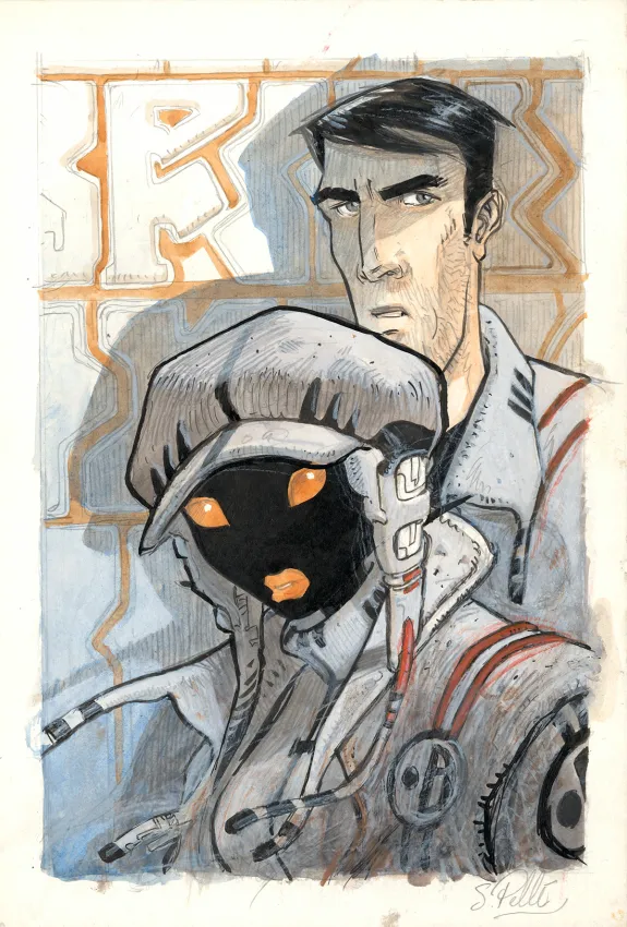 Illustration couleur, Orbital, Serge Pellé