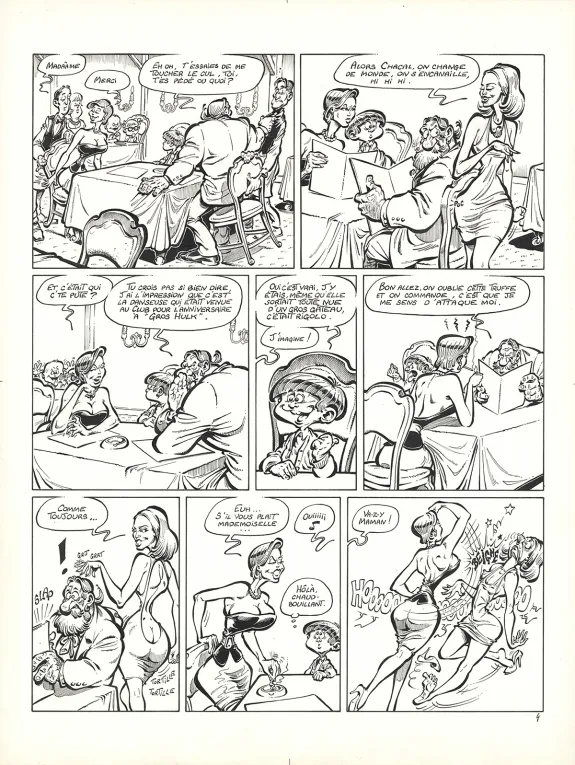 Planche noir et blanc, Litteul Kévin, Litteul Kévin (T.1),  Coyote