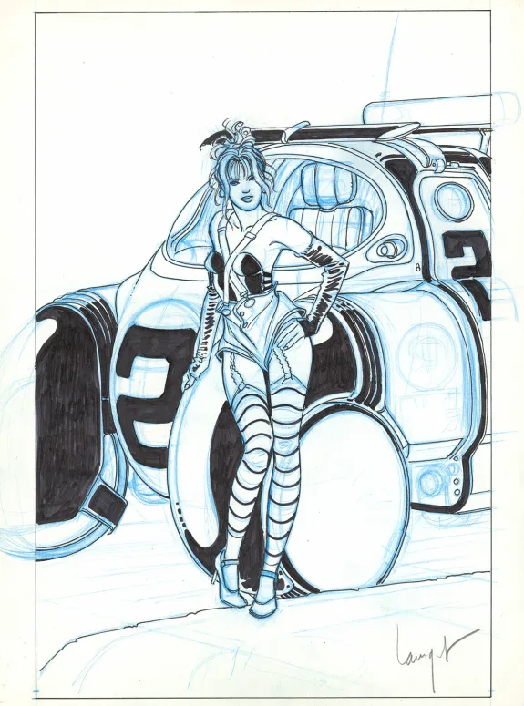 Illustration noir et blanc, Chris Lamquet