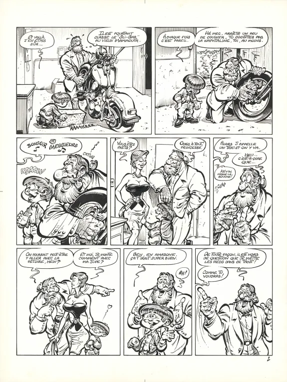 Planche noir et blanc, Litteul Kévin, Litteul Kévin (T.1),  Coyote