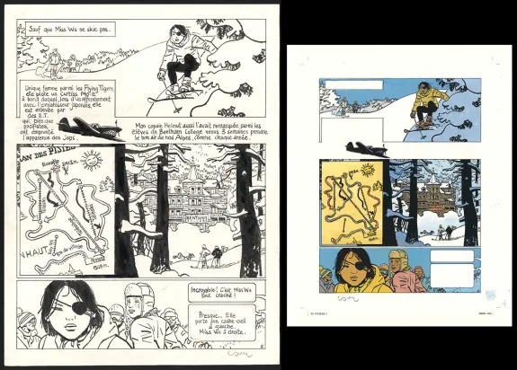 Planche noir et blanc, Yiyun,  Cosey