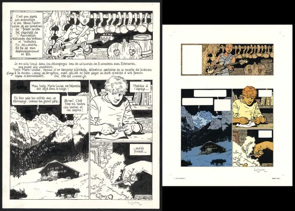 Planche noir et blanc, Yiyun,  Cosey