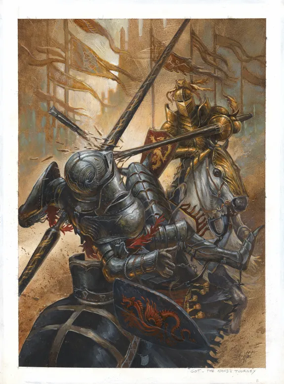 Painting, Game of Thrones, A Song of Ice and Fire, Didier Graffet