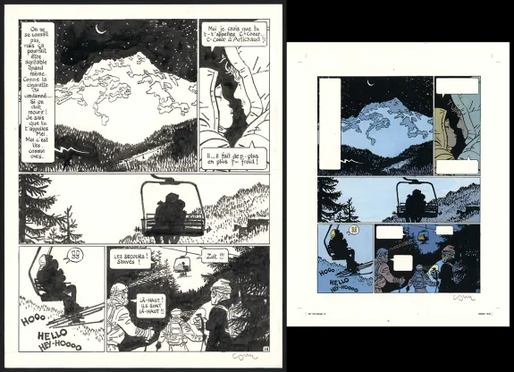 Planche noir et blanc, Yiyun,  Cosey