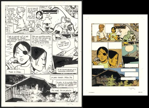 Planche noir et blanc, Yiyun,  Cosey