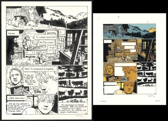 Planche noir et blanc, Yiyun,  Cosey