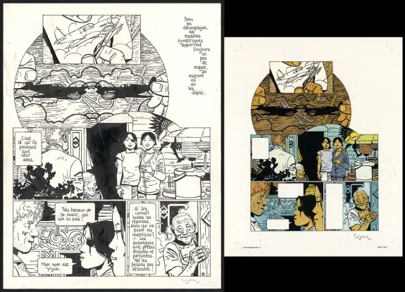Planche noir et blanc, Yiyun,  Cosey