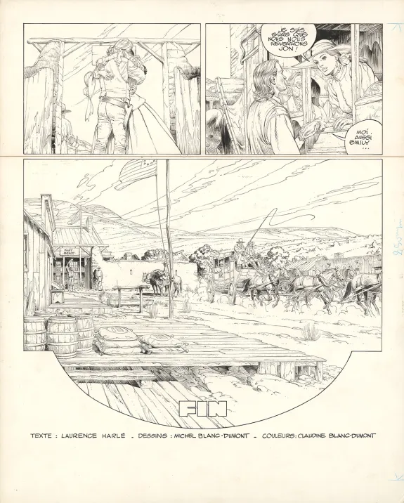 Color layout, Jonathan Cartland, Silver Canyon (T.7), Michel Blanc-Dumont