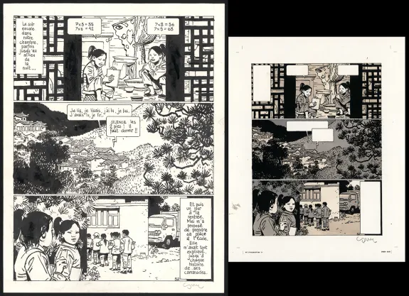 Planche noir et blanc, Yiyun,  Cosey