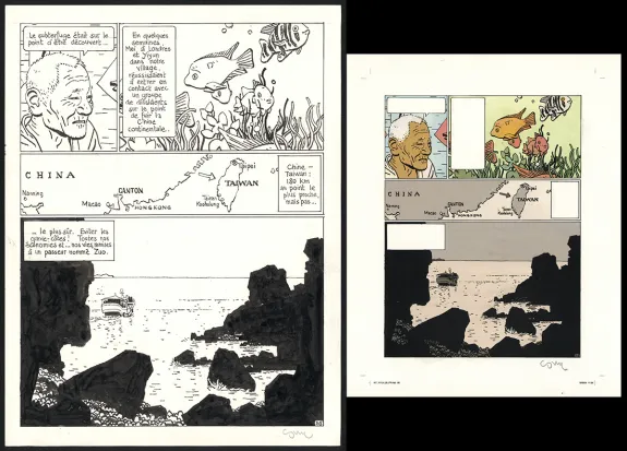 Planche noir et blanc, Yiyun,  Cosey
