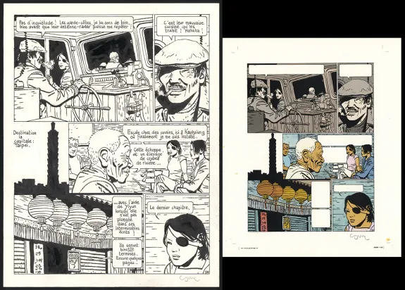 Planche noir et blanc, Yiyun,  Cosey