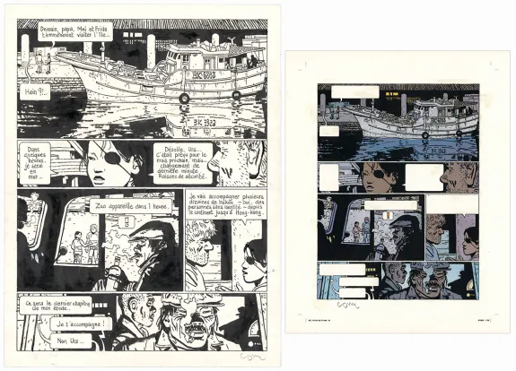 Planche noir et blanc, Yiyun,  Cosey