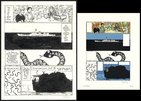 Planche noir et blanc, Yiyun,  Cosey
