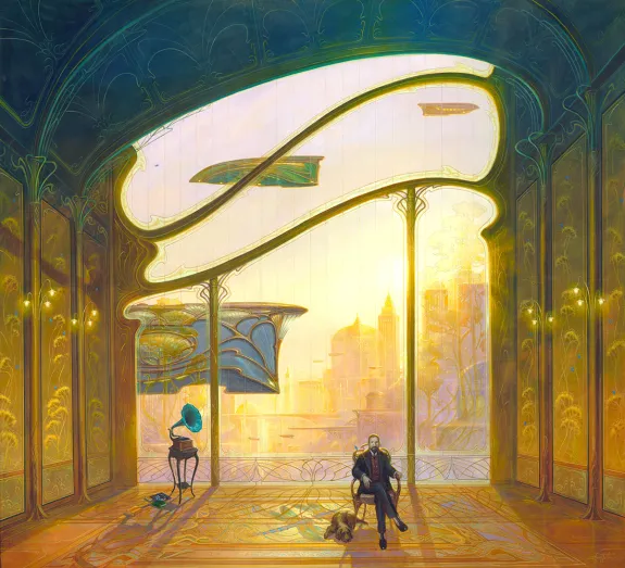 Painting, Steam Lines, Didier Graffet
