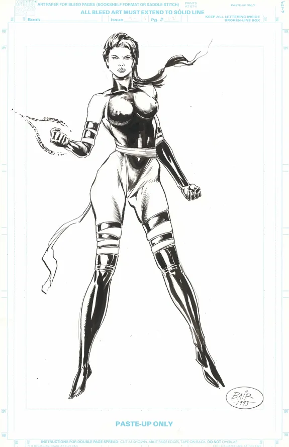 Black and white illustration, Michael Bair