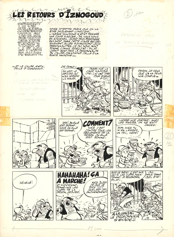 Cover, Iznogoud, Les Retours d'Iznogoud, Jean Tabary