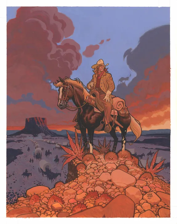 Couverture, Go West Young Man, Ralph Meyer