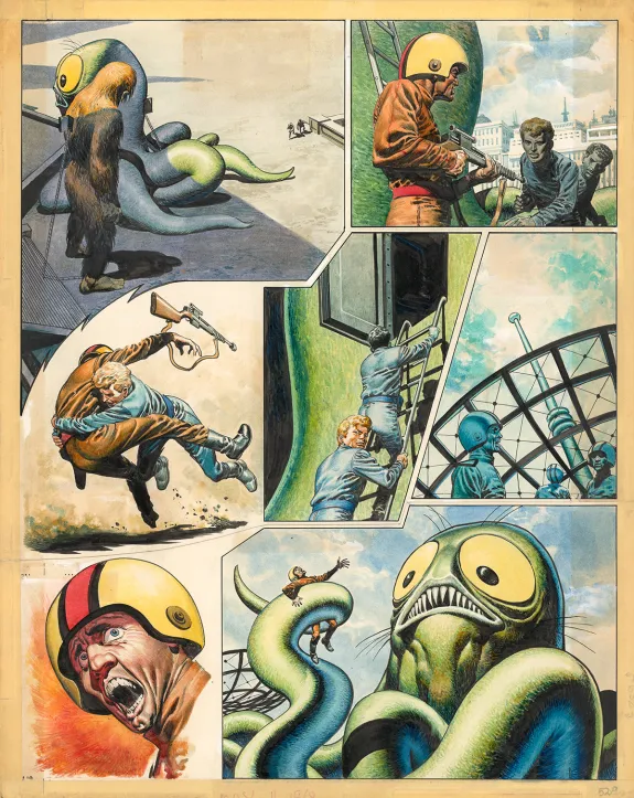 Planche couleur, Trigan Empire, The Invasion of Bolus, Don Lawrence