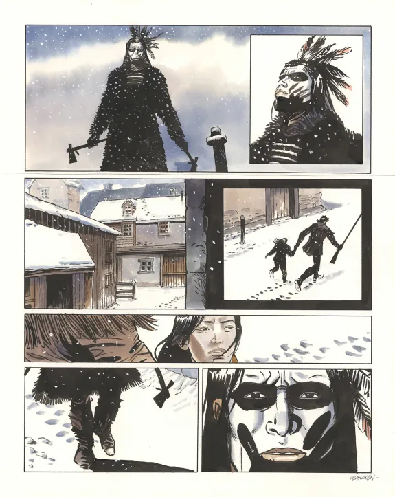 Planche couleur, Nouvelle France, Bernard Vrancken