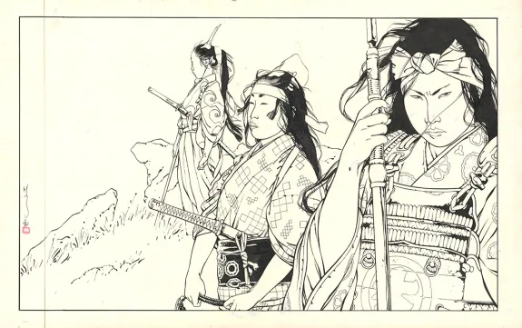 Illustration noir et blanc, Kogaratsu, Marc Michetz