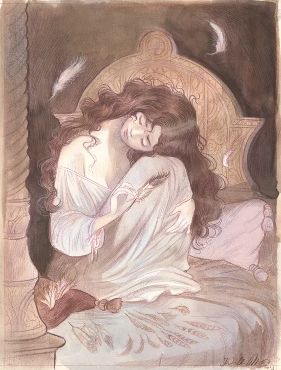 Illustration couleur, Hurlevent (Wuthering Heights), Isabella Mazzanti