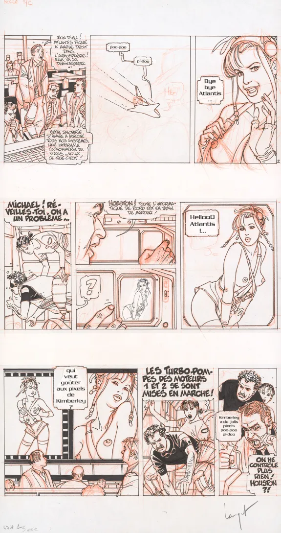Planche couleur, Alvin Norge, @enfer.Zcom (T.1), Chris Lamquet