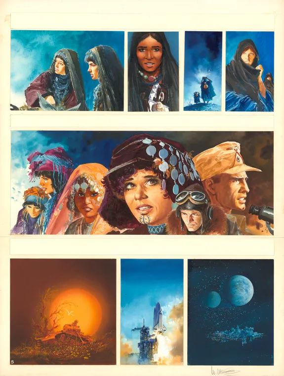 Planche couleur, XHG-C3, La terre de mes ancêtres, William Vance