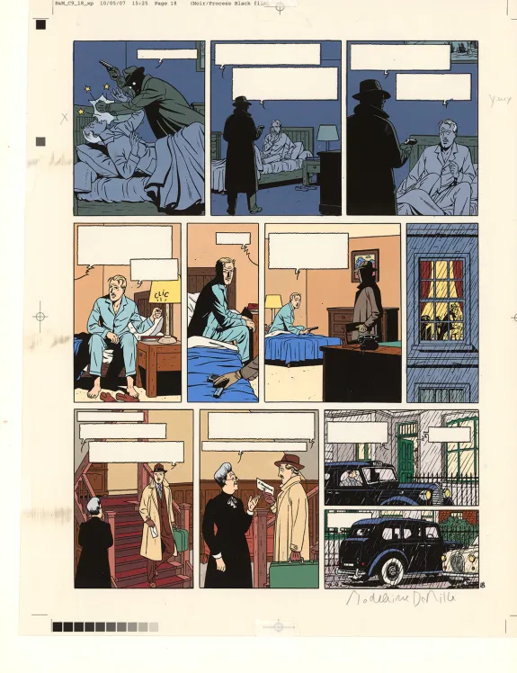 Mise en couleurs, Blake et Mortimer, Le Sanctuaire du Gondwana (T.18), André Juillard