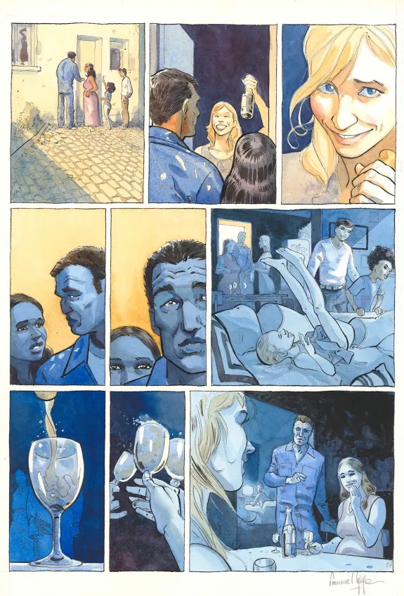Planche couleur, Oh les filles !, Emmanuel Lepage