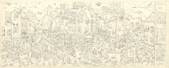 Illustration noir et blanc, Menaces de mort, François Avril