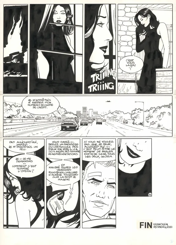 Planche noir et blanc, I.R.$., La Stratégie Hagen (T.2), Bernard Vrancken