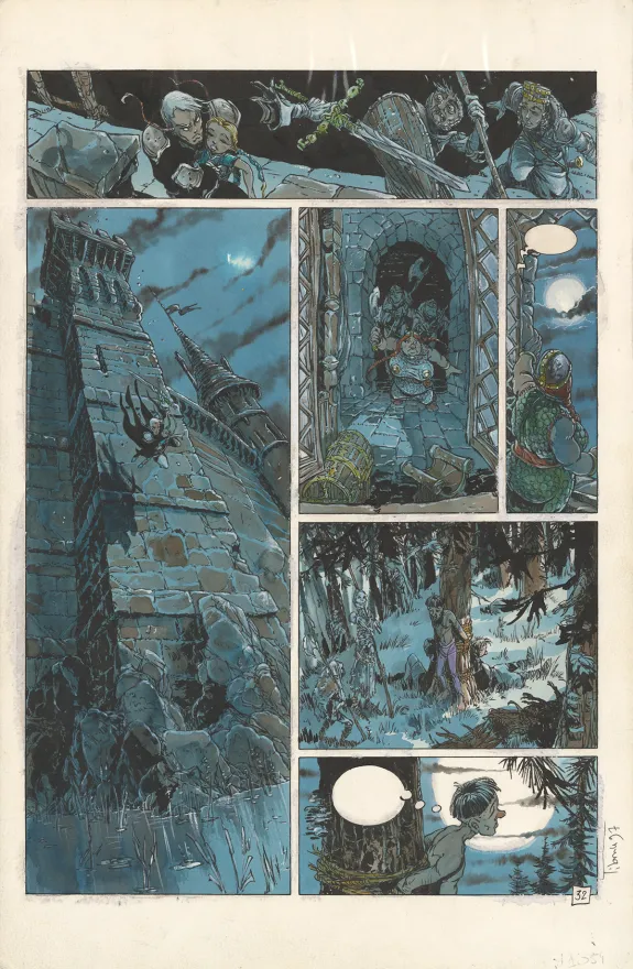 Planche couleur, Gorn, D'entre les morts (T.6), Tiburce Oger