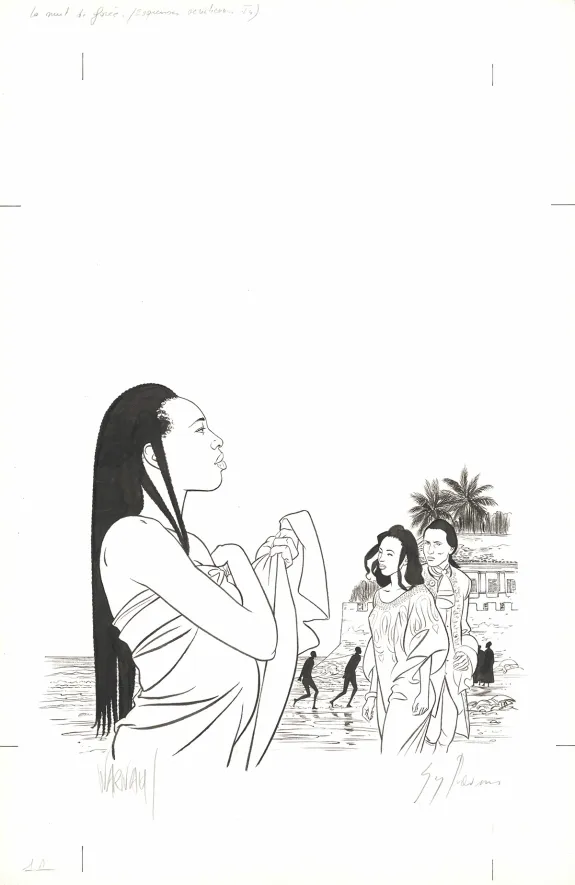Couverture, Les Suites vénitiennes, La Nuit de Gorée (T.4),  Warnauts et Raives