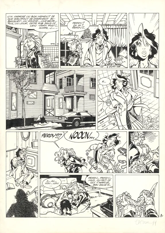 Planche noir et blanc, Perdita Queen, Perdita Queen,  Crisse