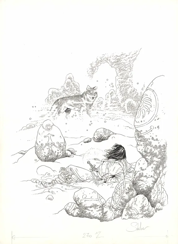 Couverture, Malheig, L'œil de Wedal (T.3), Eric Stalner